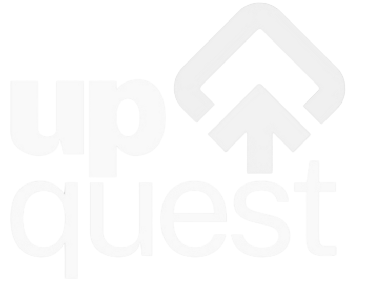 Logotipo branco da UpQuest